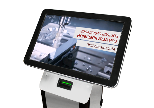 Pantalla LCD 19" - Módulo de validación e información - automatización de parqueaderos