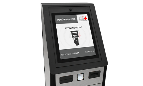 Pantalla LCD 17" - Punto de pago automático - automatización de parqueaderos